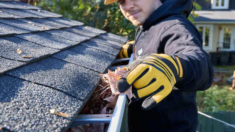 Alu-Rex DoublePro® gutter protection system close-up